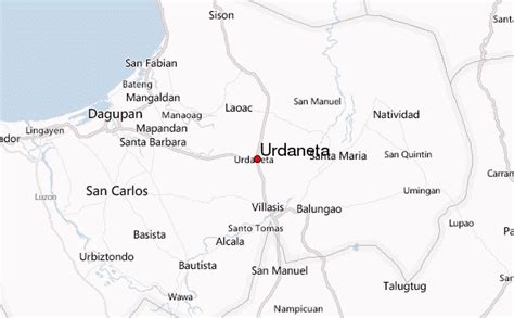 urdaneta pangasinan map